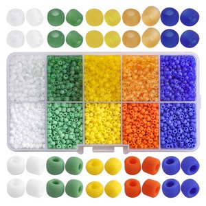 알로데 무광 비비드 컬러 DIY 비즈 3mm 5000p 세트, TYPE 06, 1세트