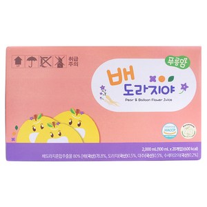 푸름맘 배도라지야 20p, 2L, 1개, 배도라지맛