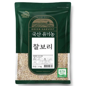 두보식품 국산 유기농 찰보리, 1kg, 1개