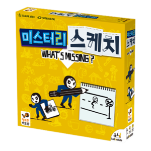 행복한바오밥 미스터리 스케치, 혼합색상, 1개