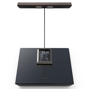 무아스 스마트 핸드바 LCD 빌트인 바디 체지방 체중계, M8BCS2, 미드나이트 블루