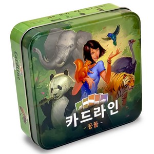 아스모디 카드라인 동물 보드게임, 혼합색상, 1개
