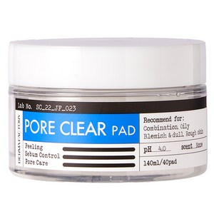 더마팩토리 비건 모공 클리어 패드 140ml, 40매입, 1개