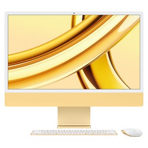 Apple 2023 아이맥 24 M3, 옐로, 16GB, 1TB, MAC OS, Z19G0004K