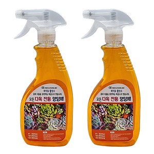 무경바이오 모든 다육 전용 뿌리는 식물영양제, 500ml, 2개