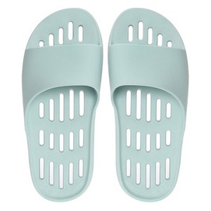 샤바스 국내산 부드러운 플랫 물빠짐 욕실화, 미스트블루, 1개