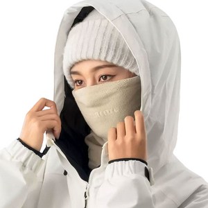 락브로스 큐네이쳐 방한 스키 마스크 넥워머 014-WB023, 베이지, 1개