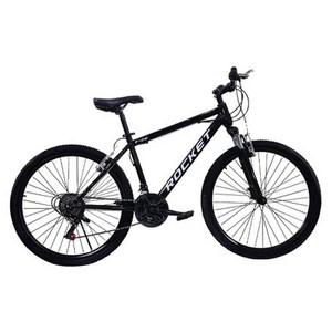 닥터바이크 F-26S ROCKET MTB 스틸 림 브레이크 14kg 신장 165~185cm, 블랙, 66.0cm(26인치)