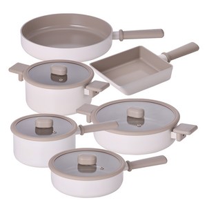 네오플램 인덕션 슈슈 편수냄비 18cm + 양수냄비 20cm + 전골냄비 24cm + 멀티팬 20cm + 멀티팬 24cm + 계란말이팬 세트, 6종, 1세트