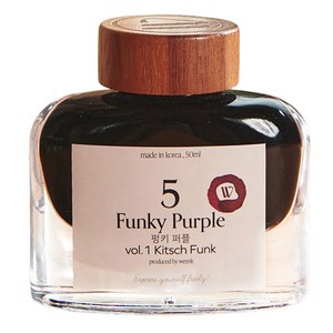 윙크 만년필 병잉크 50ml, No 5 펑키퍼플, 1개
