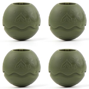 브리즈문 체어 발커버 볼캡, OliveGreen, 4개