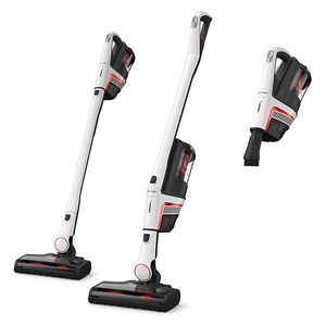 Miele 트라이플렉스 무선 청소기, HX1R, 로터스화이트 + 레드