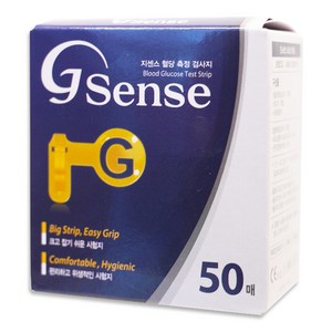 지센스 개인용 혈당측정검사지, 50매입, 1개