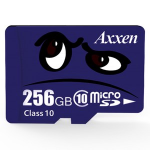 액센 프리미엄 캐릭터 마이크로 SD카드 MSD, 256GB, 1개