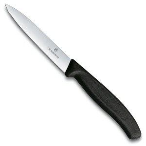 빅토리녹스 클래식 페어링 나이프 10cm 6.7703, 블랙, 1개