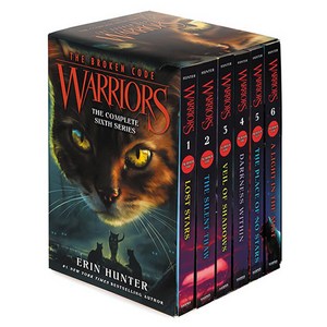 Warriors 7부 The Broken Code Box Set 페이퍼백 1-6권 박스세트:7부 Warriors: The Broken Code, Harper Collins