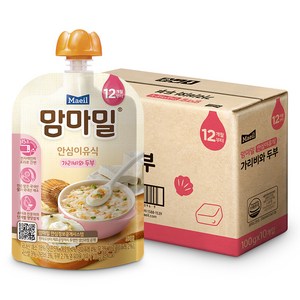 맘마밀 안심이유식 12개월, 혼합맛(가리비/두부), 100g, 10개