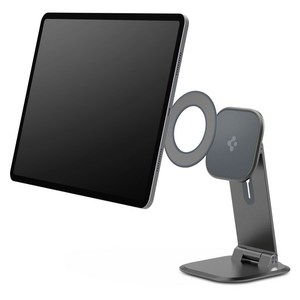 슈피겐 태블릿PC 휴대 마그네틱 스탠드 거치대, AMP06414, 스페이스그레이, 1개
