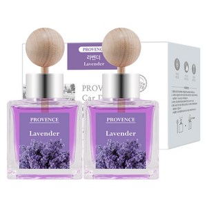 더허브샵 프로방스 차량용 디퓨저 50ml 2p, 라벤더, 1세트