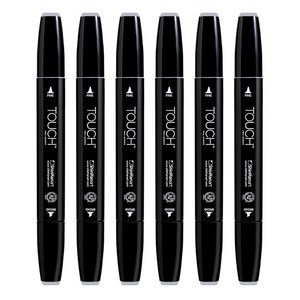 터치 신한 트윈마카 COOL GREY CG3, 1색, 6개