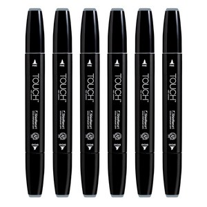 터치 트윈마카 BLUE GREY 5, 1색, 6개