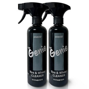다보니 더지니 타이어 & 휠 세정제 갈변제거제, 500ml, 2개