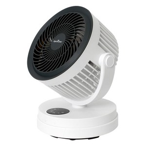 퀸센스 미니 써큘레이터, QST-RP50, 화이트 + 블랙