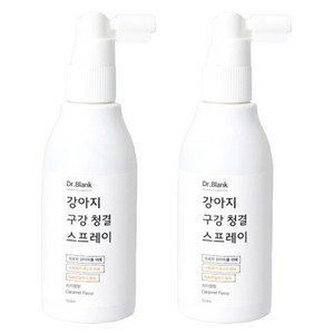 닥터블랭크 강아지 구강 청결 스프레이 카라멜향, 120ml, 2개