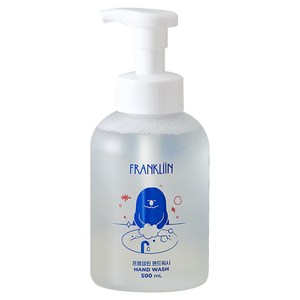 FRANKLIIN 핸드워시 거품형, 원료 본연의 향, 500ml, 1개