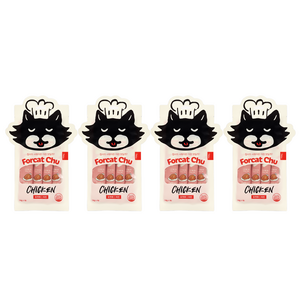 닥터펠리스 고양이 포캣츄 짜먹는 간식 4p, 치킨, 56g, 4개