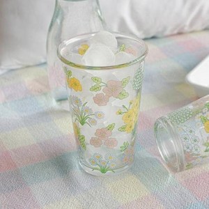 1537 국산 롱 글라스 컵, 1 Angels flower, 1개