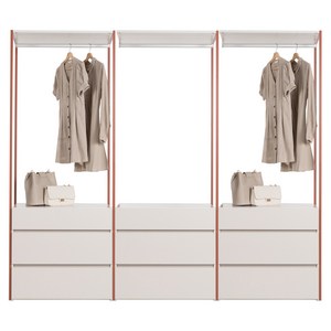 리바트 아일 드레스룸 2400 C형 방문설치, 오렌지
