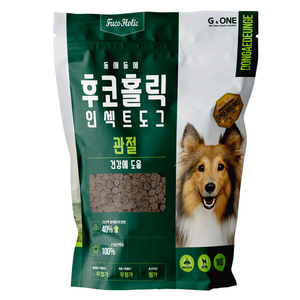 후코홀릭 인섹트 도그 프리미엄 기능성 사료, 뼈/관절강화, 1kg, 1개
