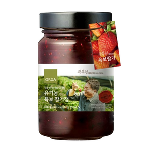 올가홀푸드 유기농 육보 딸기잼, 600g, 1개