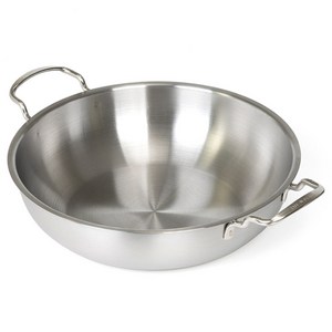 키친아트 인덕션 스뎅 전골냄비 높은형, 22cm, 실버, 1개