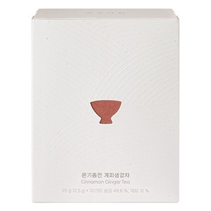 일상다완 계피생강차, 2.5g, 10개입, 1개