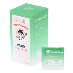 닥터펠리스 고양이 데일리 솔루션 트릿 영양제, 15회분, 30g, 헤어볼, 1개