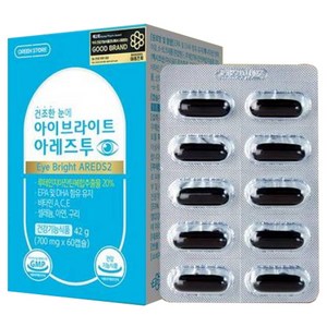 그린스토어 아이브라이트 아레즈투, 60정, 1개