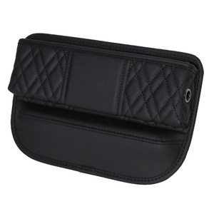 벤오토 다이아 틈새가죽 수납 사이드포켓, 1개, 블랙
