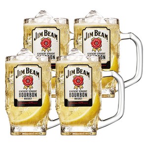 도요사사키 짐빔 하이볼 잔 380ml, 4개