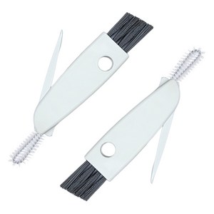 주앤지 다용도 3 in 1 틈새 세척솔, 혼합색상, 2개