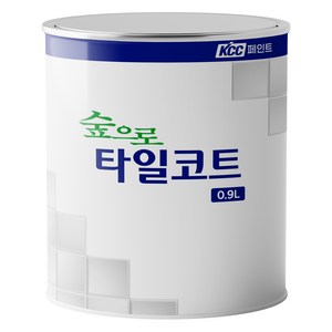 KCC숲으로 타일코트 페인트, 화이트, 900ml, 1개