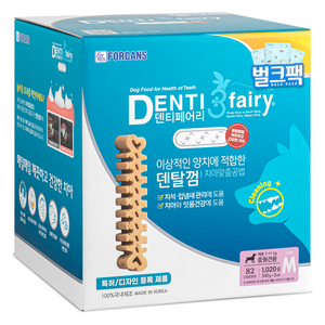 포켄스덴티페어리 강아지 덴탈껌 M, 타피오카, 1.02kg, 1개