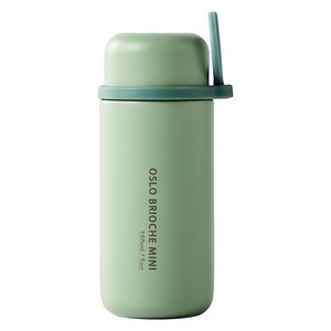 오슬로 스텐 304 브리오슈 미니 텀블러, 그린, 150ml, 1개
