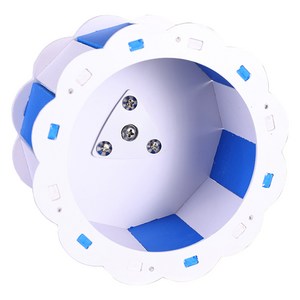 요런개 컬러풀 해바라기 소동물 쳇바퀴 17cm, 블루, 1개