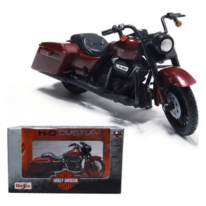 마이스토 1 : 18 할리데이비슨 오토바이 피규어 2017 ROAD KING SPECIAL 합금모형, 레드, 1개