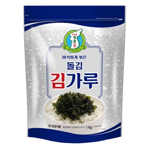 지도표성경 지도표 성경김 돌김 김가루, 1kg, 1개