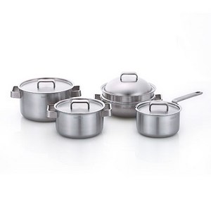 리빙아트 인덕션 316Ti 통5중 프리미엄 냄비 세트 4개, 편수냄비 18cm + 양수냄비 20cm + 곰솥 24cm + 파티웍 24cm, 1세트