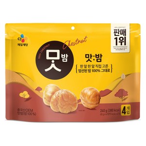 CJ맛밤, 60g, 1개