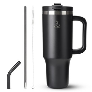 캐리보틀 써밋 텀블러, 블랙, 1.2L, 1개